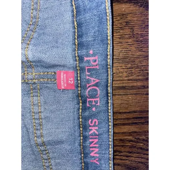 CHILDRENS PLACE SIZE 12 SKINNY JEANS - Picture 2 of 3